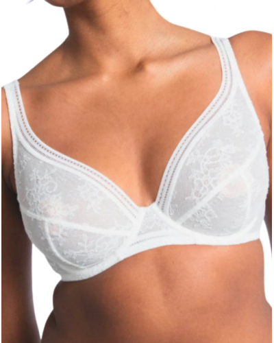 Underwired triangle bra Maison Lejaby Miss Lejaby (Lys)