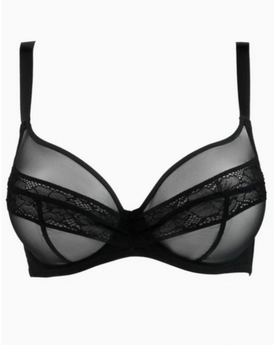 Sujetador con aros de bienestar Maison Lejaby Nudité (Negro)