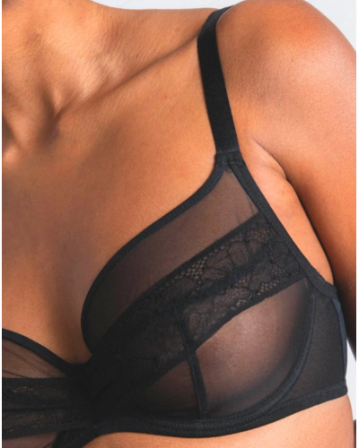 Sujetador con aros de bienestar Maison Lejaby Nudité (Negro)