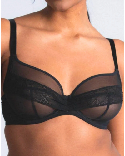 Soutien-gorge avec armatures bien-être Maison Lejaby Nudité (Noir)