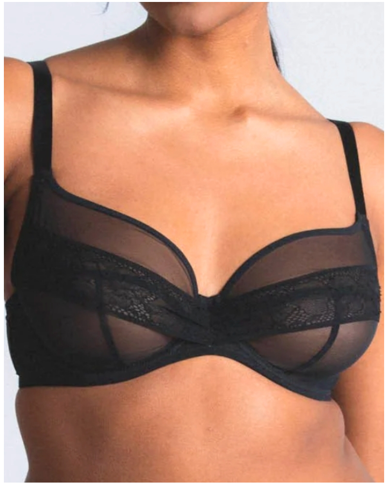Soutien-gorge avec armatures bien-être Maison Lejaby Nudité (Noir)