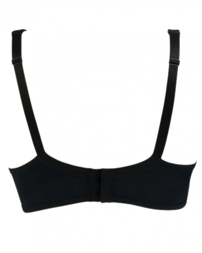 Underwired triangle bra Maison Lejaby Nudité (Black)