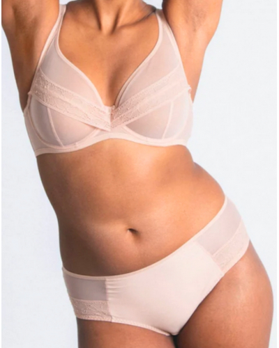 Underwired triangle bra Maison Lejaby Nudité (Manhattan)