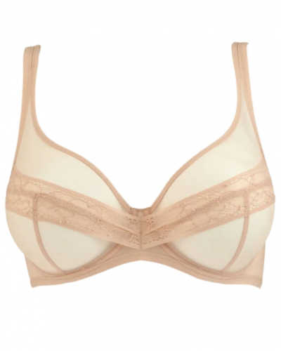 Underwired triangle bra Maison Lejaby Nudité (Manhattan)