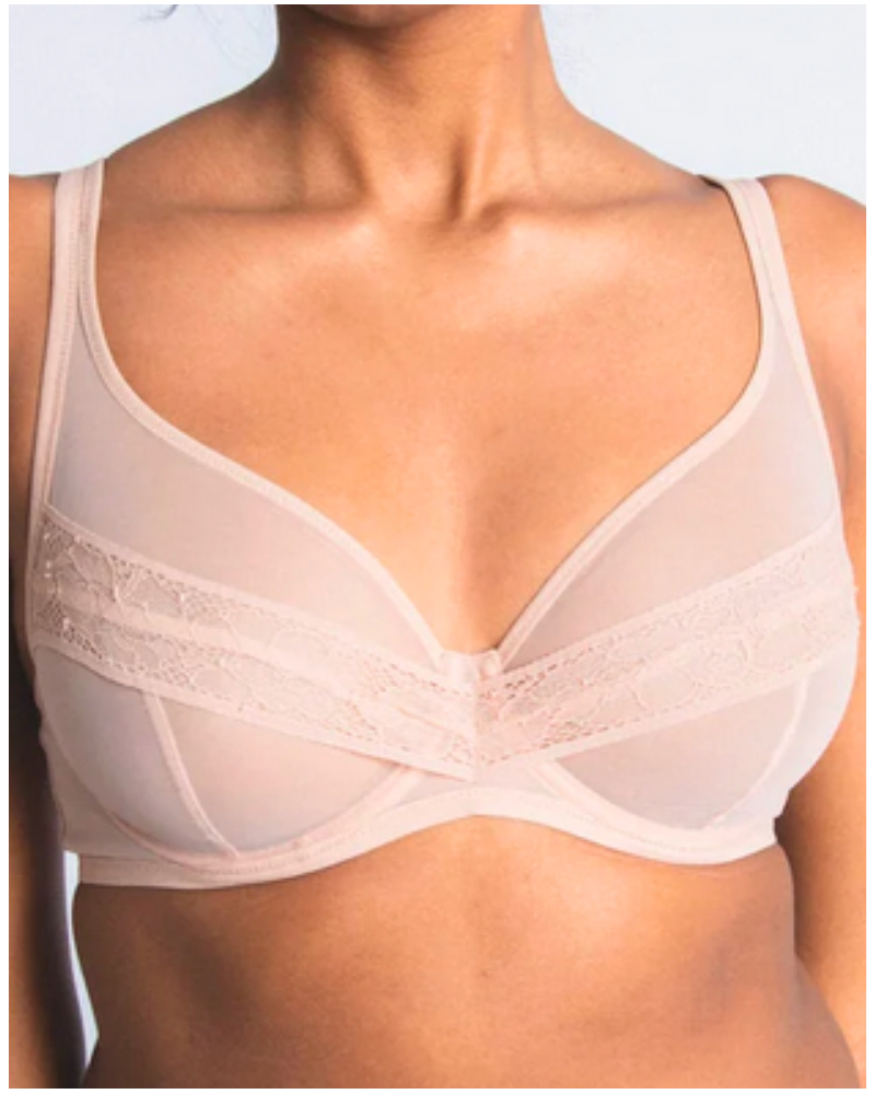 Underwired triangle bra Maison Lejaby Nudité (Manhattan)