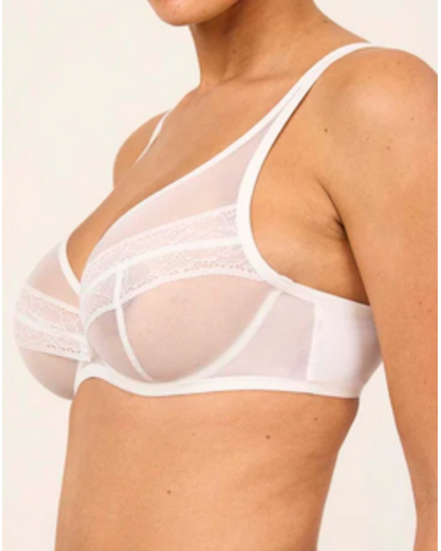 Underwired triangle bra Maison Lejaby Nudité (Lys)