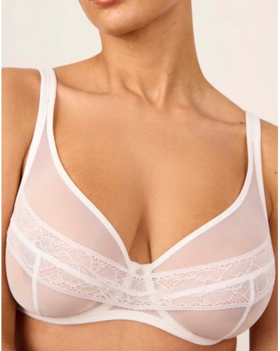 Sujetador triangular con aros Maison Lejaby Nudité (Lys)