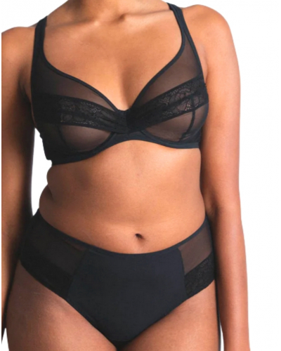 Shorty Tanga Maison Lejaby Nudité (Negro)