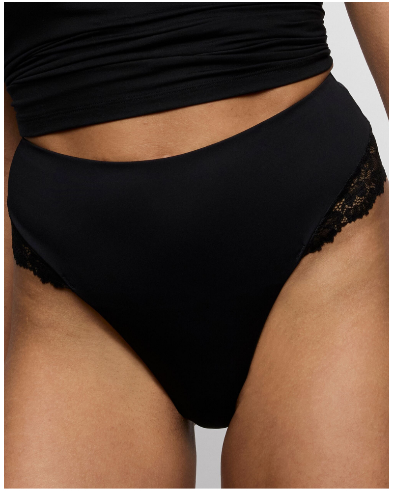Tanga alisadora de cintura alta Marie Jo Soft Studio (Negro)