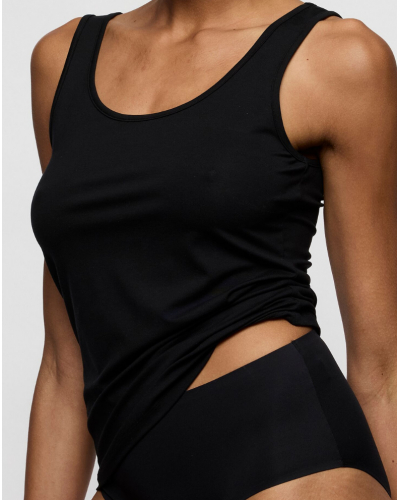 Camiseta de interior con tirantes anchos Marie Jo Soft Studio (Negro)