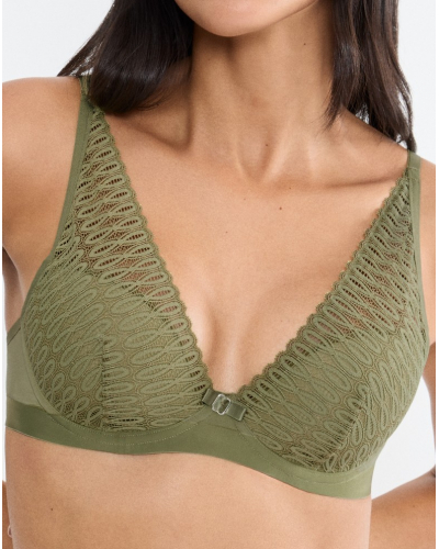 Triangle bra Triumph Aura Spotlight (Olive Gold)
