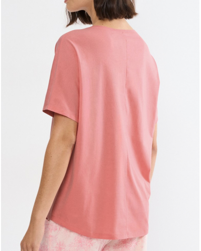 Top de pijama de mangas cortas Nuit Triumph (Cherry Rose)