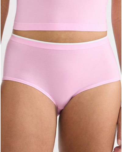 Paquete de 2 bragas cintura alta Sloggi GO Sense (Floral Pink)