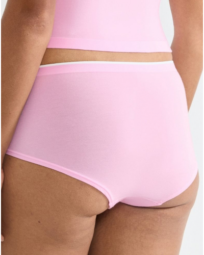 Paquete de 2 bragas cintura alta Sloggi GO Sense (Floral Pink)