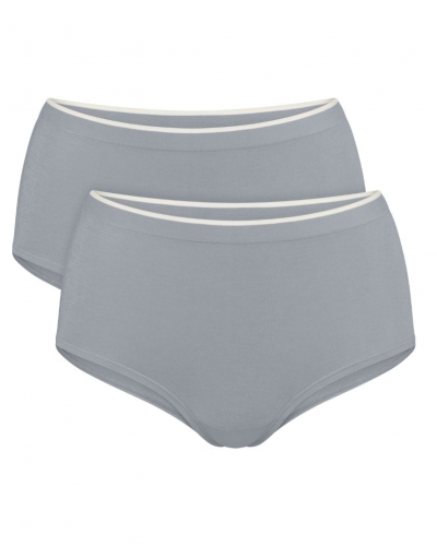 Pack of 2 high waist knickers Sloggi GO Sense (Chrome)