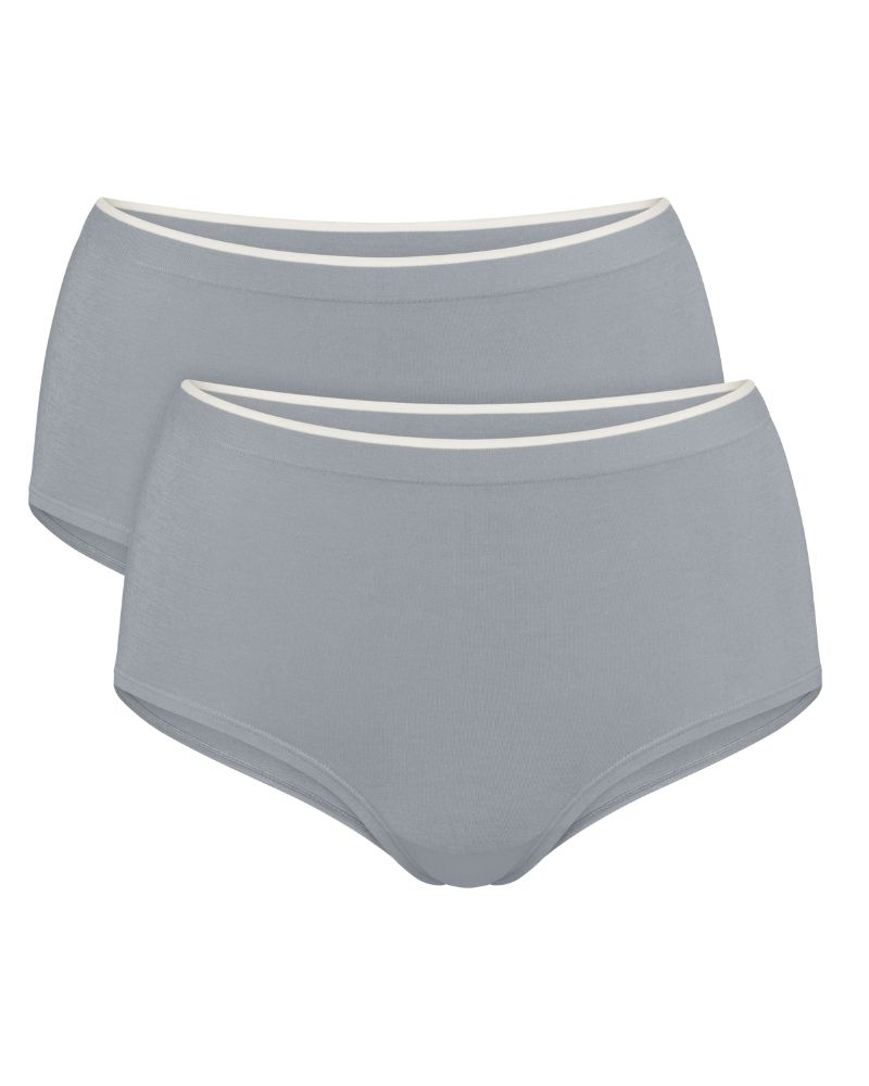 Paquete de 2 bragas cintura alta Sloggi GO Sense (Chrome)