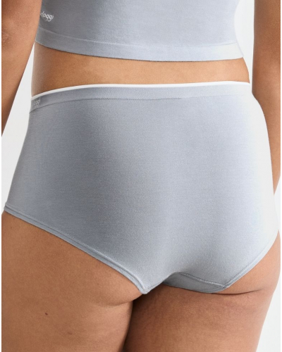 Lot de 2 culottes taille haute Sloggi GO Sense (Chrome)