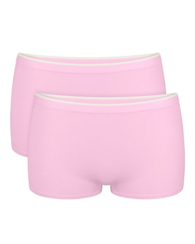 Lot de 2 shorts Sloggi GO Sense (Floral Pink)