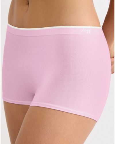 Lot de 2 shorts Sloggi GO Sense (Floral Pink)