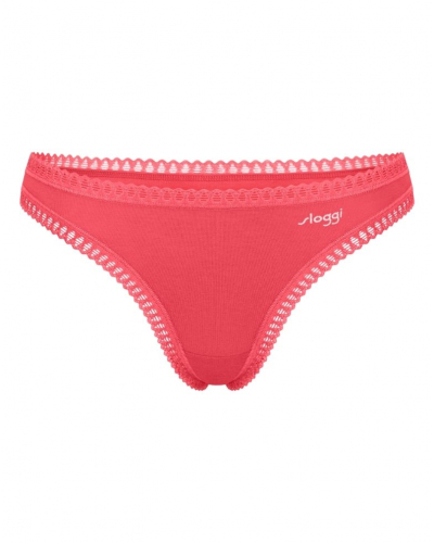 Thong cotton Sloggi Go Crush (Pack of 3) (Imprimé Flamingo)