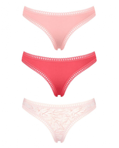 String coton Sloggi Go Crush (Lot de 3) (Imprimé Flamingo)