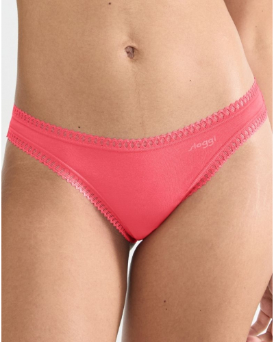String coton Sloggi Go Crush (Lot de 3) (Imprimé Flamingo)