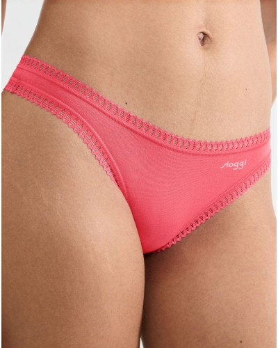 Thong cotton Sloggi Go Crush (Pack of 3) (Imprimé Flamingo)