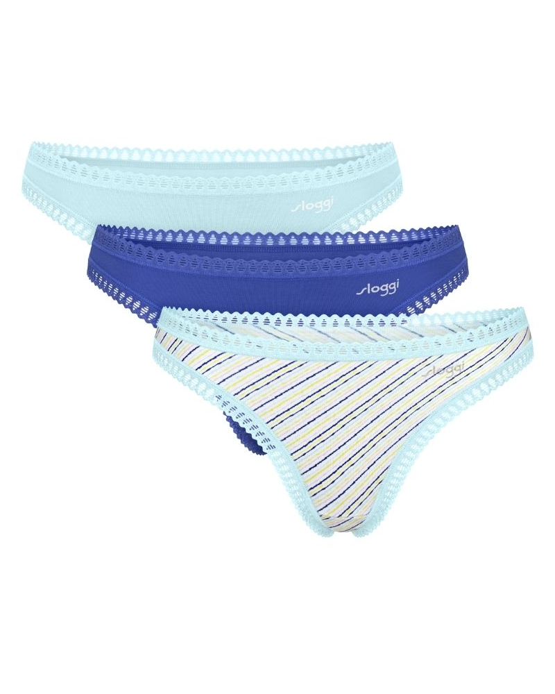 String coton Sloggi Go Crush (Lot de 3) (Imprimé Fresh Mint)