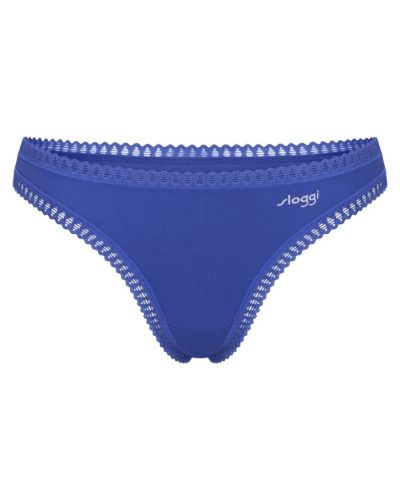 Thong cotton Sloggi Go Crush (Pack of 3) (Imprimé Fresh Mint)