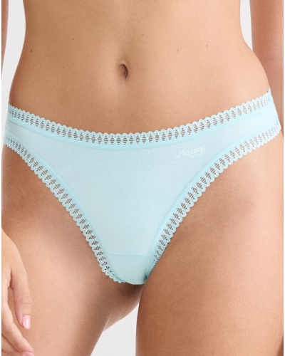 Tanga algodón Sloggi Go Crush (Paquete de 3) (Imprimé Fresh Mint)