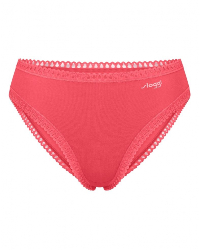 High-cut brief cotton Sloggi GO Crush (Pack of 3) (Imprimé Flamingo)