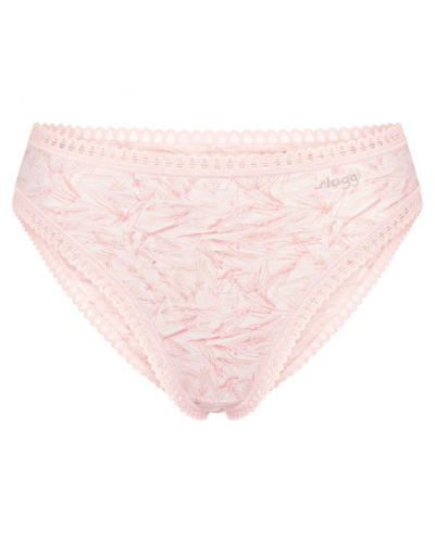 High-cut brief cotton Sloggi GO Crush (Pack of 3) (Imprimé Flamingo)