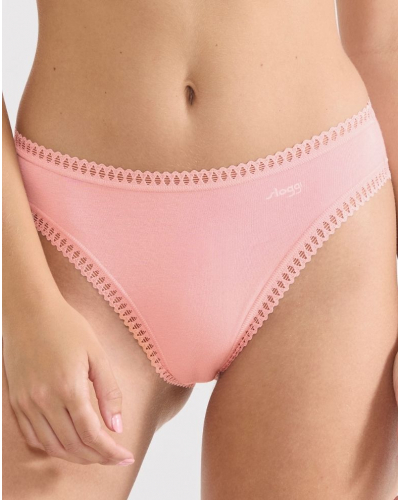 Slip échancré coton Sloggi GO Crush (Lot de 3) (Imprimé Flamingo)