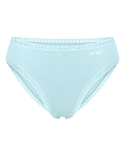 High-cut brief cotton Sloggi GO Crush (Pack of 3) (Imprimé Fresh Mint)