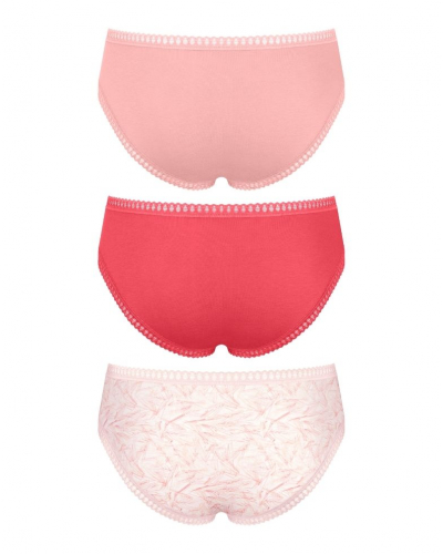 Hipster cotton Sloggi GO Crush (Pack of 3) (Imprimé Flamingo)