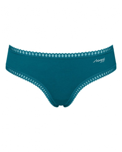 Hipster coton Sloggi GO Crush (Lot de 3) (Imprimé Bleu Canard)