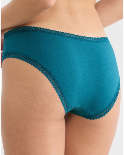 Hipster algodón Sloggi GO Crush (Paquete de 3) (Imprimé Bleu Canard)