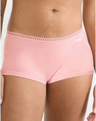 Boxer coton Sloggi GO Crush (Lot de 3) (Imprimé Flamingo)