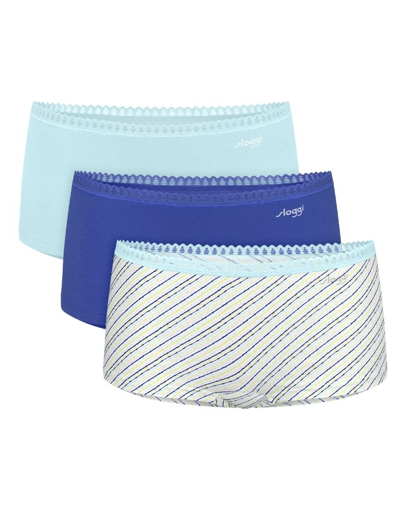 Boxer coton Sloggi GO Crush (Lot de 3) (Imprimé Fresh Mint)