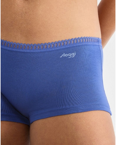 Boxer algodón Sloggi GO Crush (Paquete de 3) (Imprimé Fresh Mint)