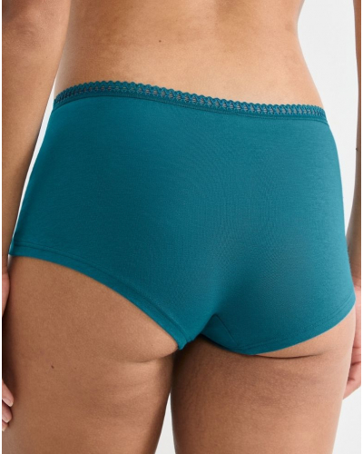 Boxer algodón Sloggi GO Crush (Paquete de 3) (Imprimé Bleu Canard)