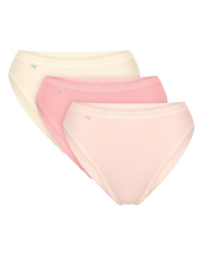 Paquete de 3 calzoncillos tai Sloggi Basic + (Nacre/Rose Pâle/Rose)