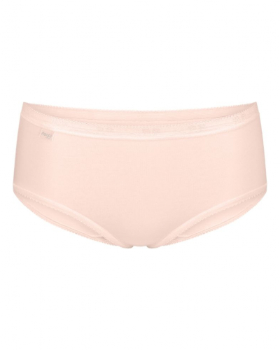 Calzoncillos midi Sloggi Basic + (Paquete de 3) (Nacre/Rose Pâle/Rose)