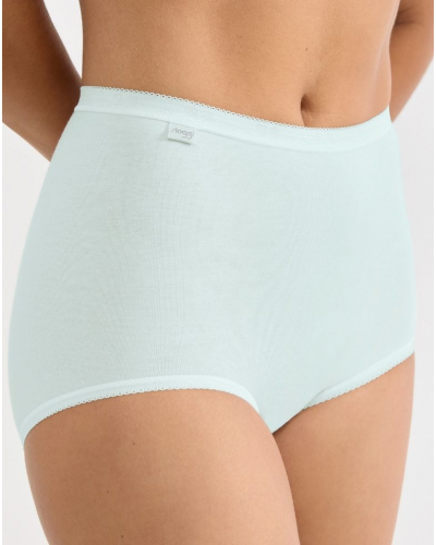 Maxi briefs Sloggi Basic + (Pack of 3) (Blanc/Bleu Ciel/Bleu)
