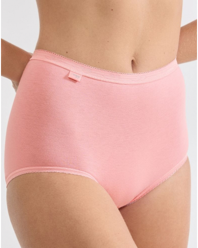 Maxi briefs Sloggi Basic + (Pack of 3) (Nacre/Rose Pâle/Rose)