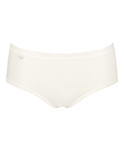 Pack of 4 midi briefs Sloggi Basic+ (Blanc/Bleu Ciel/Bleu/Gris)