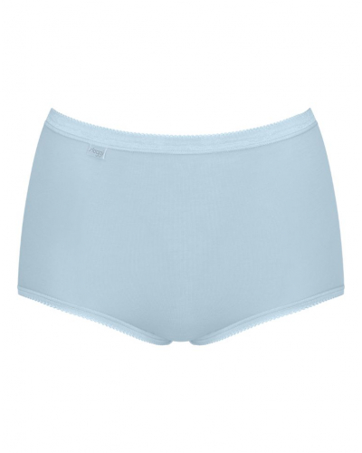 Pack of 4 maxi knickers Sloggi Basic+ (Blanc/Bleu Ciel/Bleu/Gris)