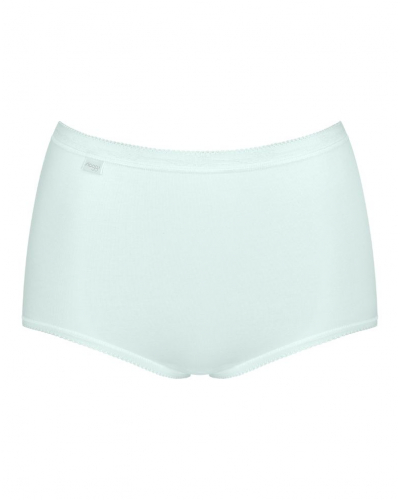 Paquete de 4 bragas maxi Sloggi Basic+ (Blanc/Bleu Ciel/Bleu/Gris)