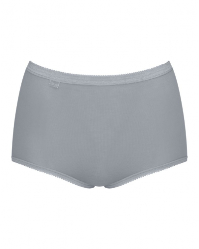 Pack of 4 maxi knickers Sloggi Basic+ (Blanc/Bleu Ciel/Bleu/Gris)