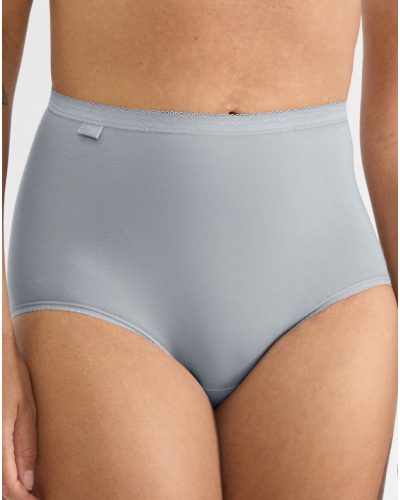 Pack of 4 maxi knickers Sloggi Basic+ (Blanc/Bleu Ciel/Bleu/Gris)